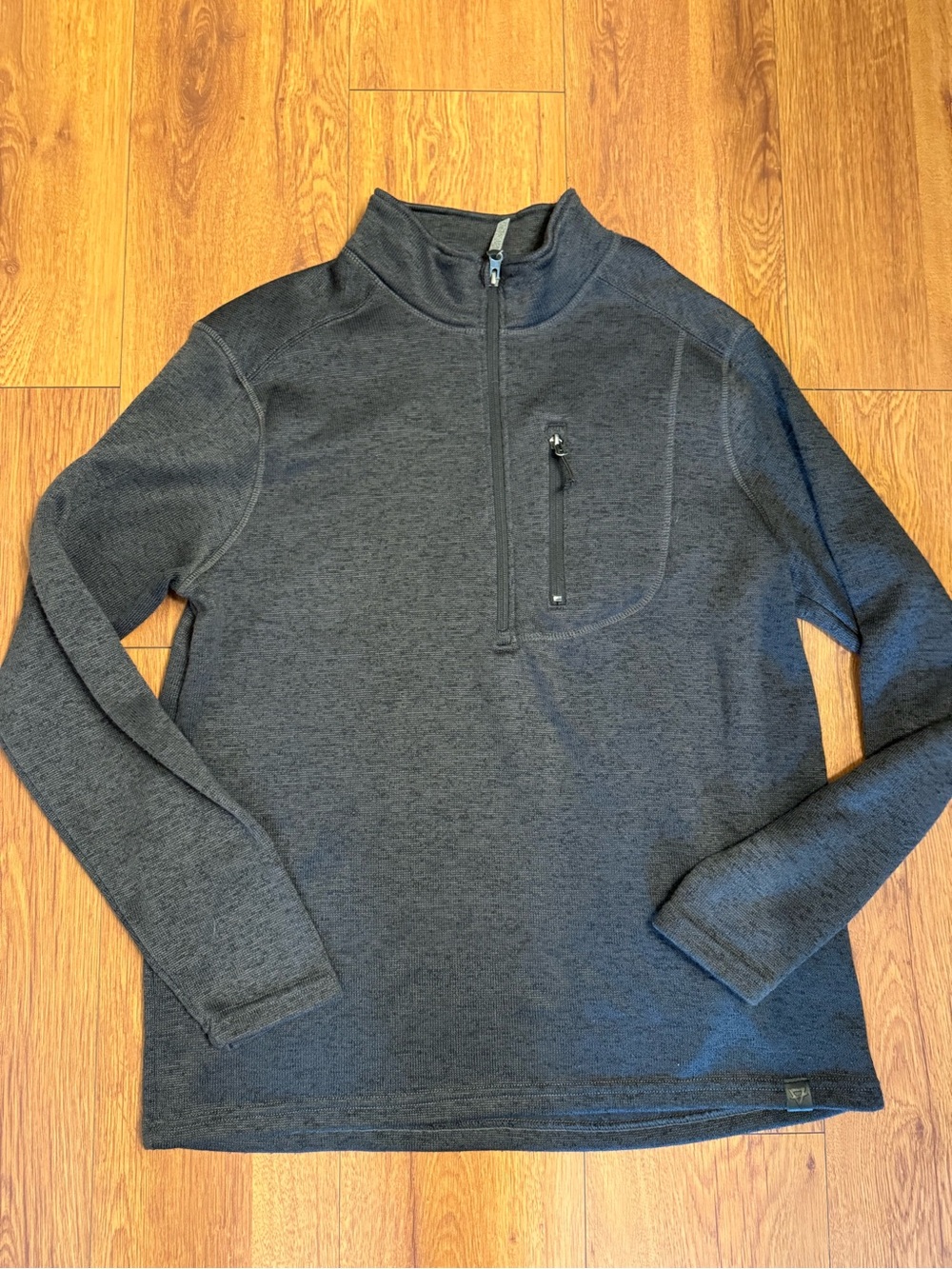 Livi Active Dark Charcoal Half-Zip Shirt Jacket